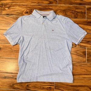 Mens Tommy Hilfiger Polo Button shirt! Color: Light Blue Size: Large